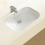 Nexus Lavabo de bajoencimera de 56 x 40 cm. Sin orificio de grifería