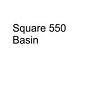 Modo Encimera para 1 lavabo Square 550