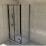 Victoria Ducha PP Frontal ducha 2 puertas plegables enmarcadas con perfil entre paredes