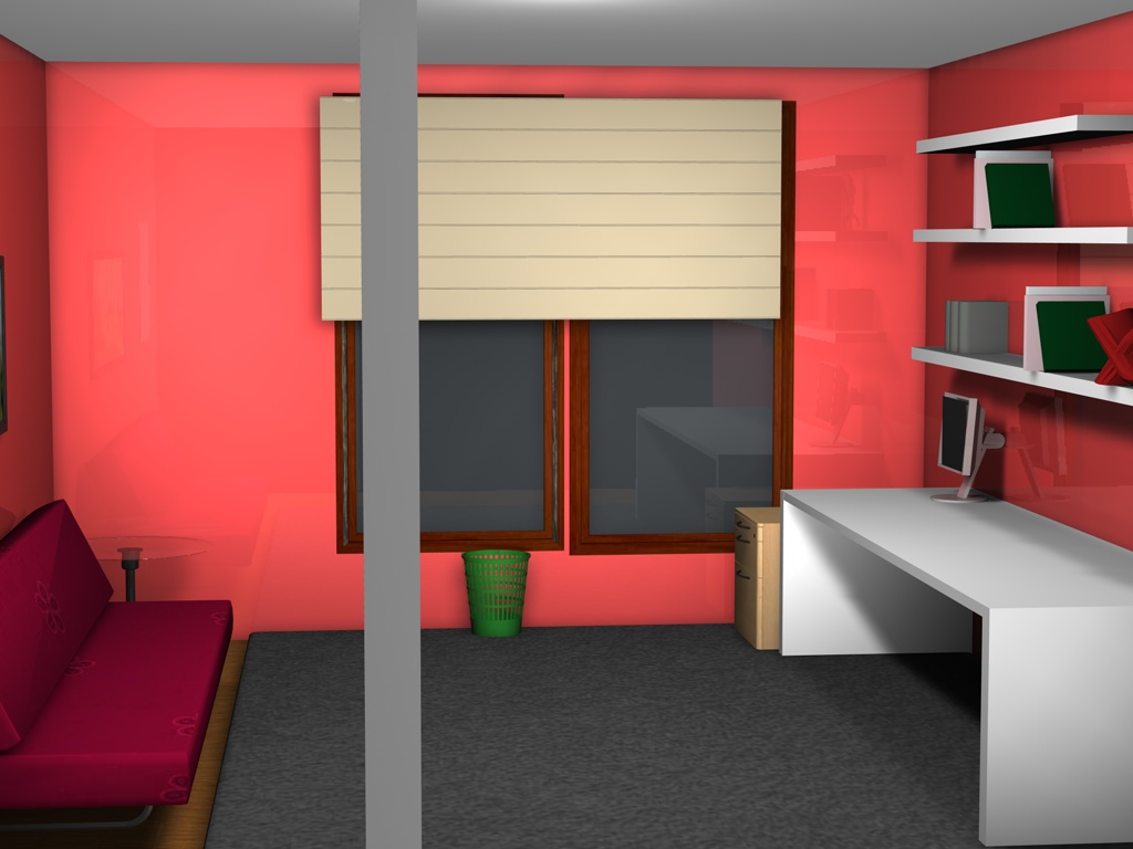 habitacion roja by Anónimo
