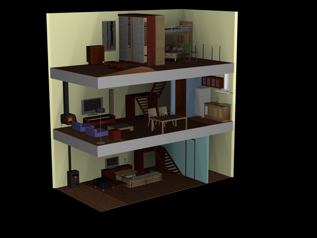 casa 3 plantas