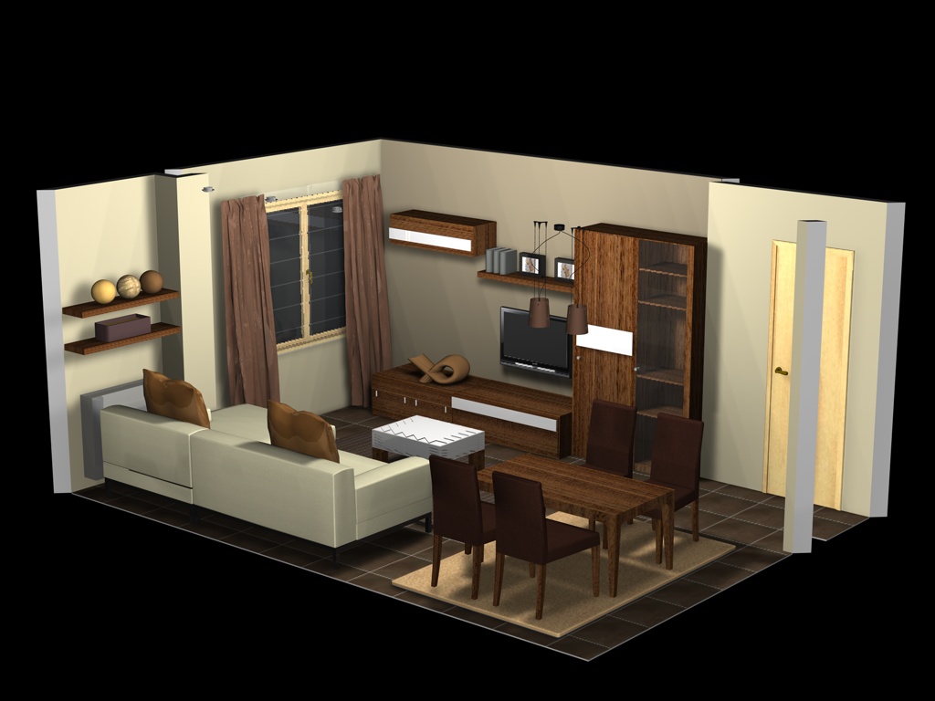 salon marron