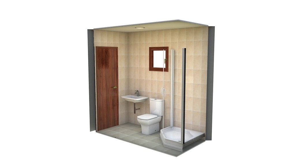 Baño 2 perspe by decoradora