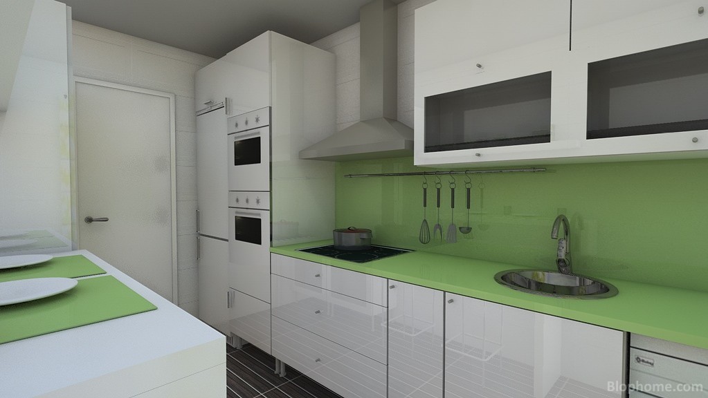 cocina estrecha