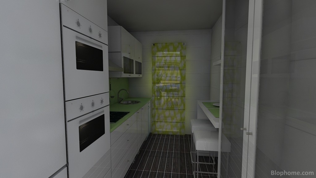 cocina estrecha - 1
