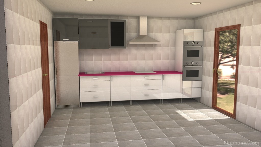 cocina fucsia