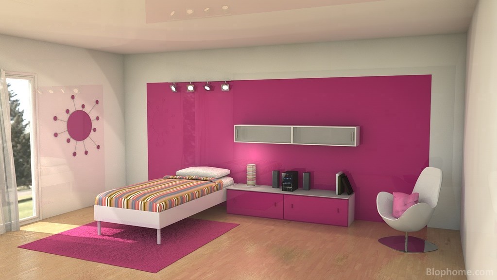 dormitorio rosa