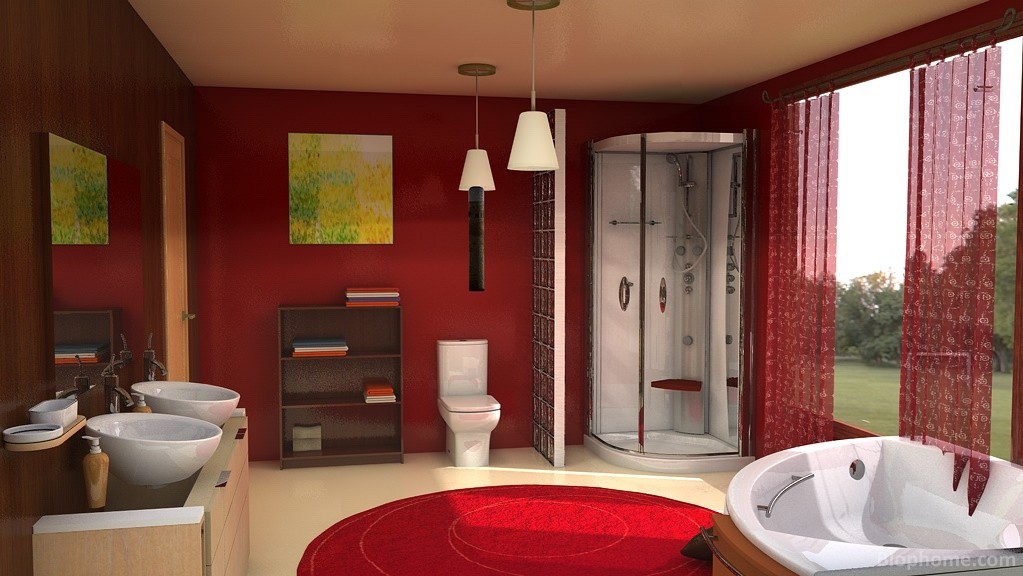 Baño Rojo - 3
