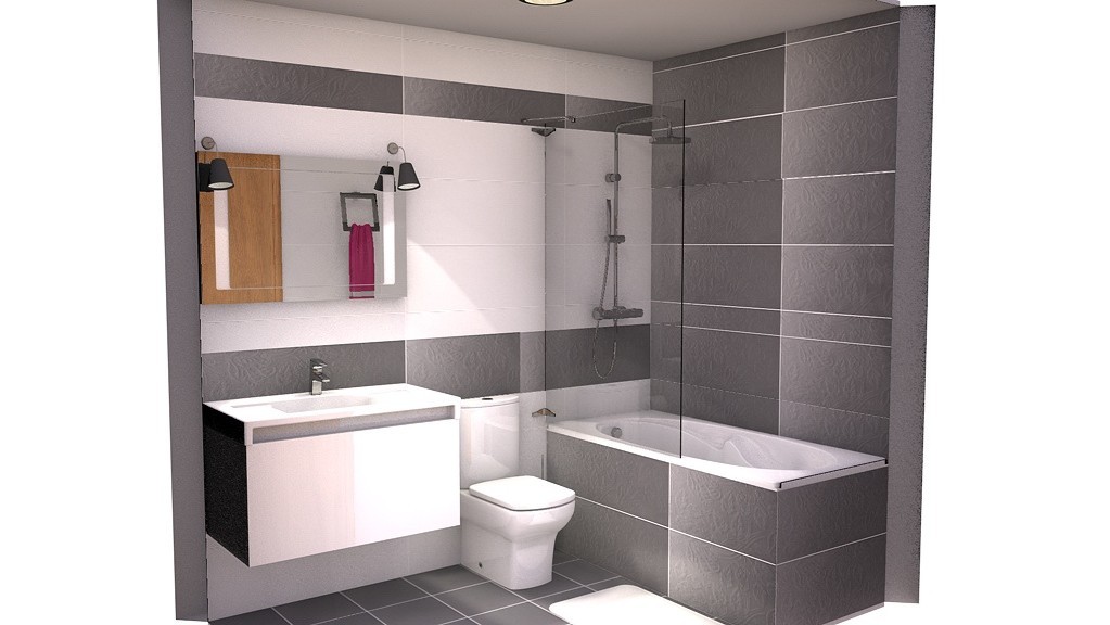 Baño Gris by Anónimo