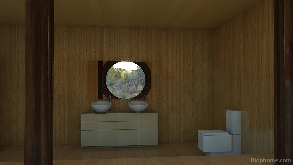 baño rustico - 2