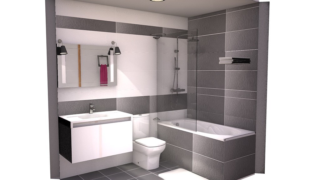 Baño Gris - 1