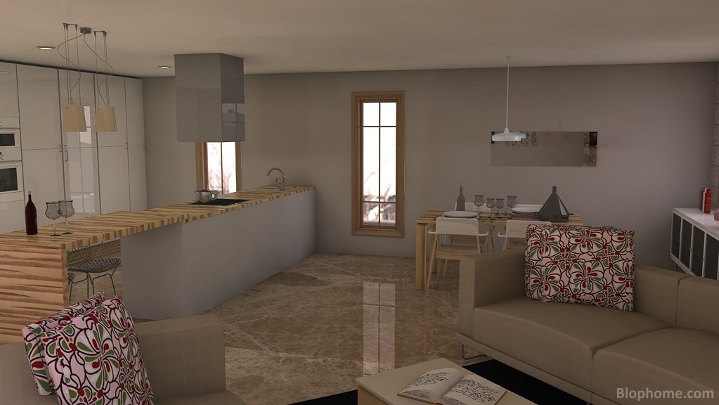 cocina-salón-co by cavilla4