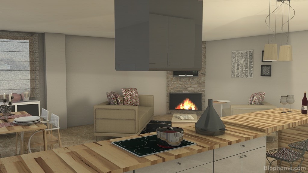 cocina-salón - 2