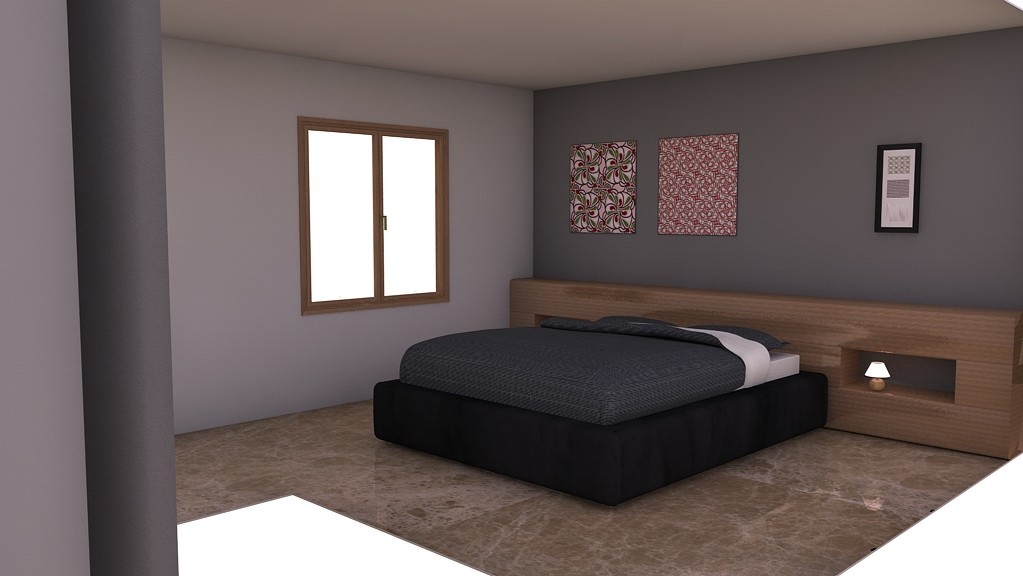 dormitorio gris - 2