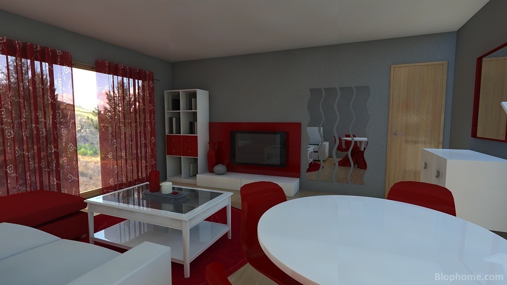 SALON ROJO VIVO - 1