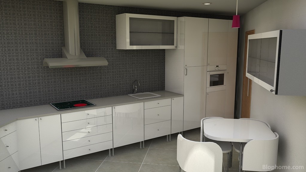 cocina gris - 1