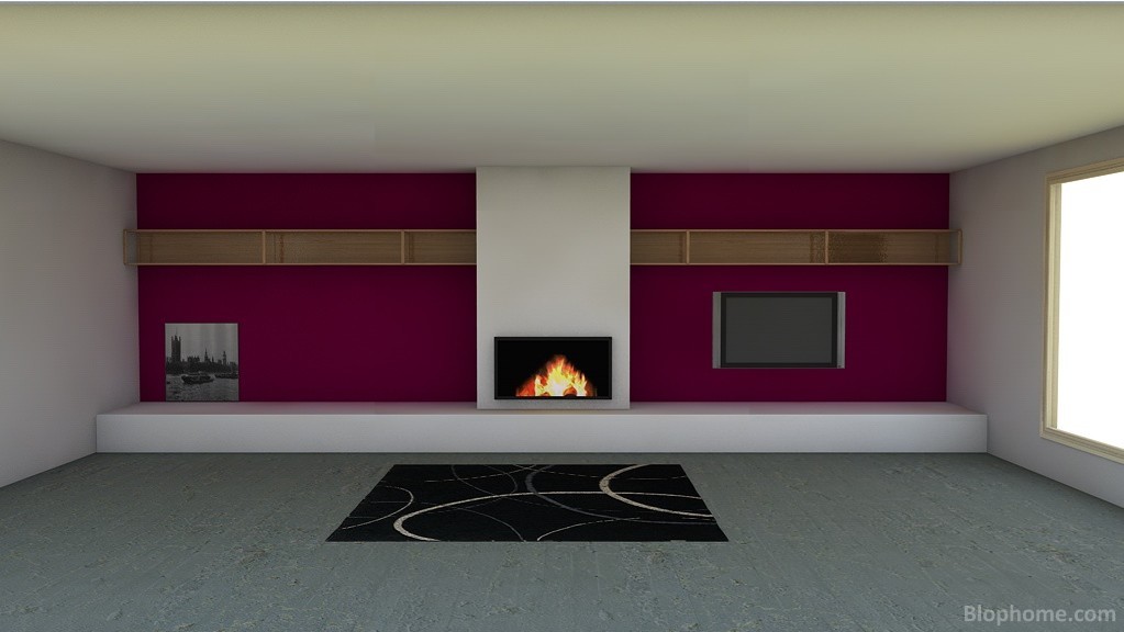 salon chimenea - 2