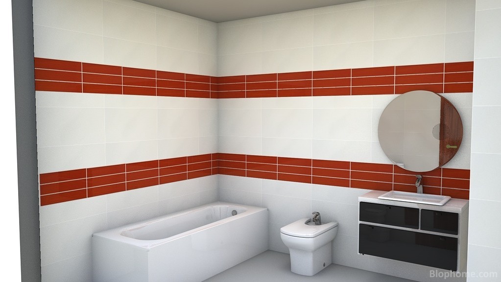 Baño rojo - 5