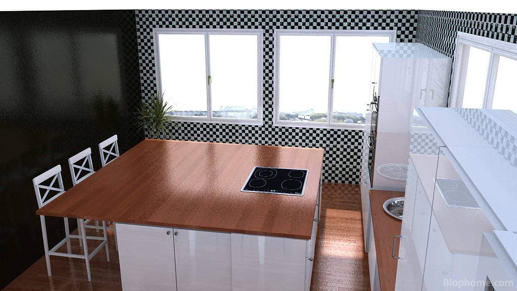cocina con isla - 2