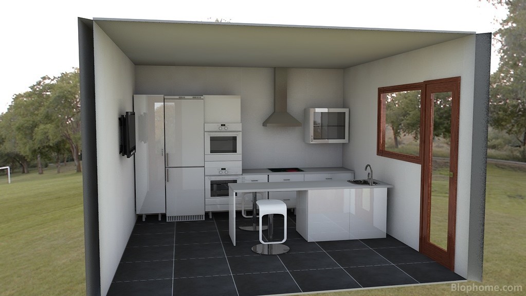 Cocina blanca 1 - 1