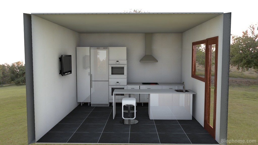 Cocina blanca 1 - 2