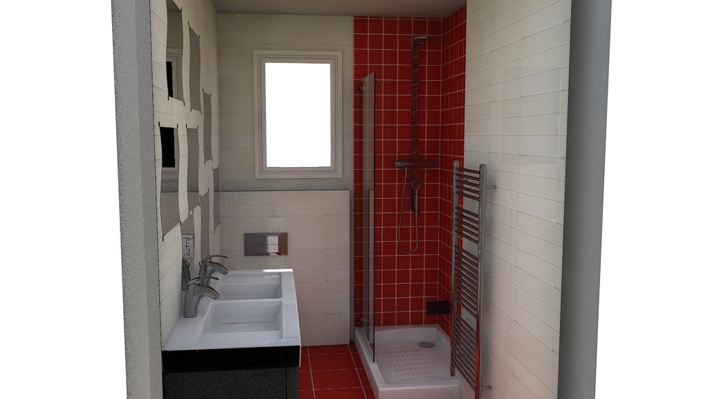 baño rojo - 1
