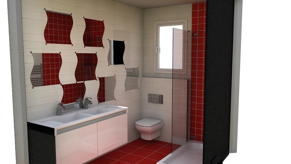 baño rojo - 2
