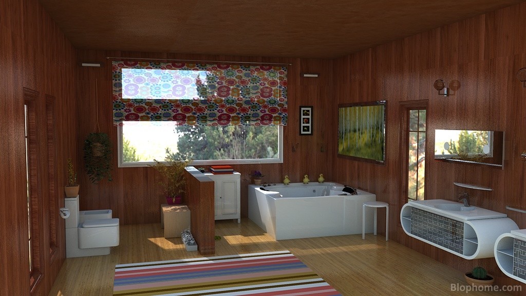baño madera