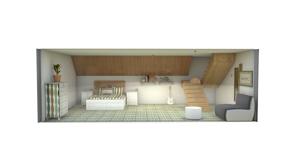 dormitorio verd