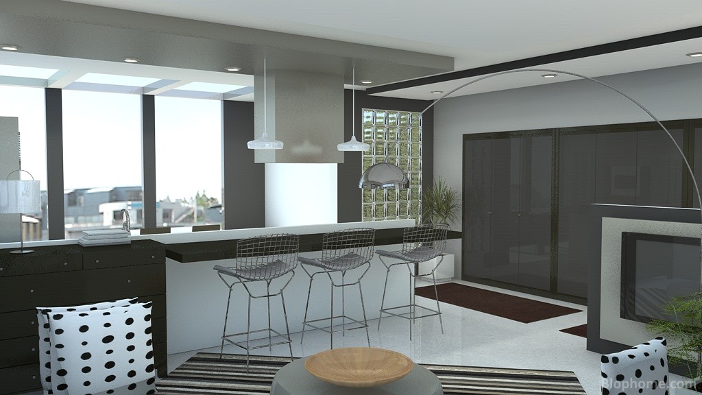 cocina-sala by cafecortado