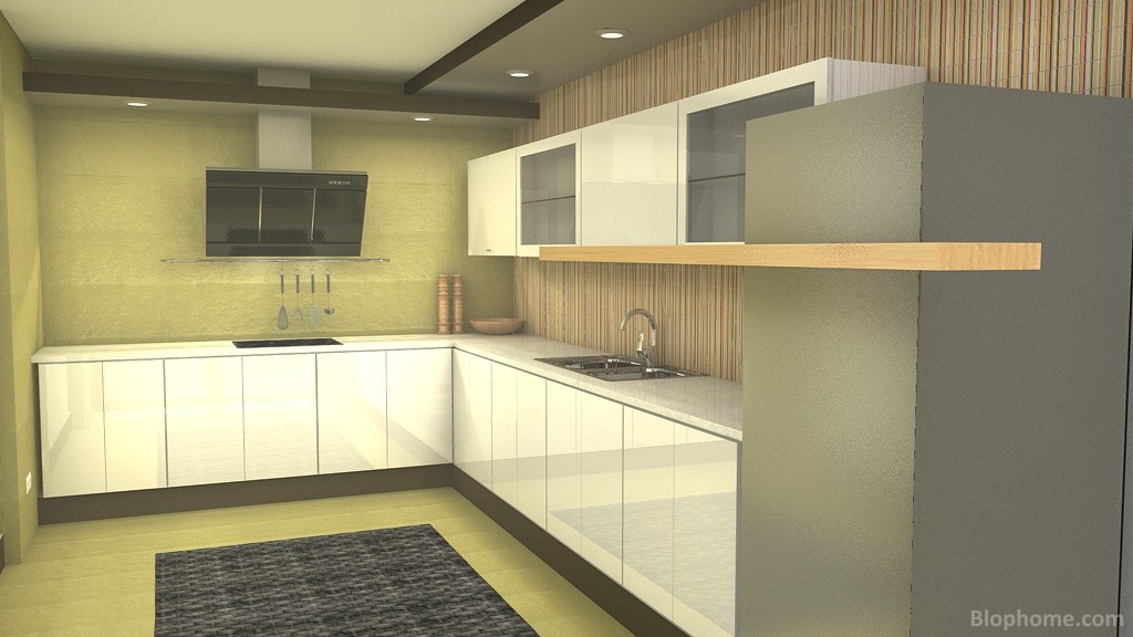 cocina verde - 1