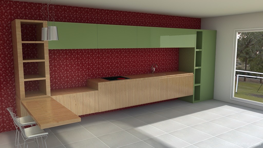 cocina roja - 1