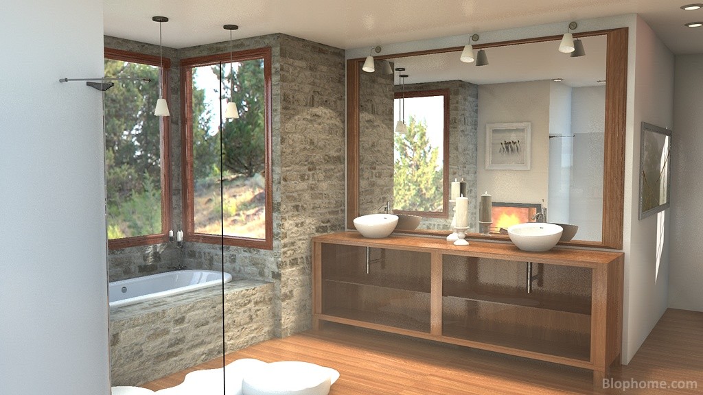baño casa campo - 5