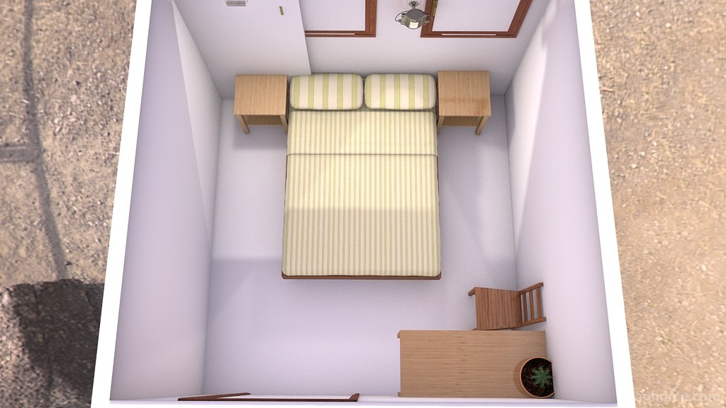 cama grande by Anónimo
