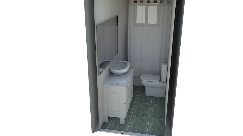 baño minimo by Anónimo