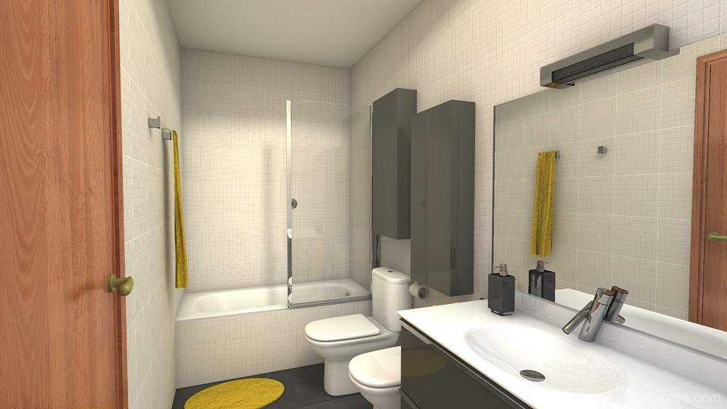 baño blan-gris