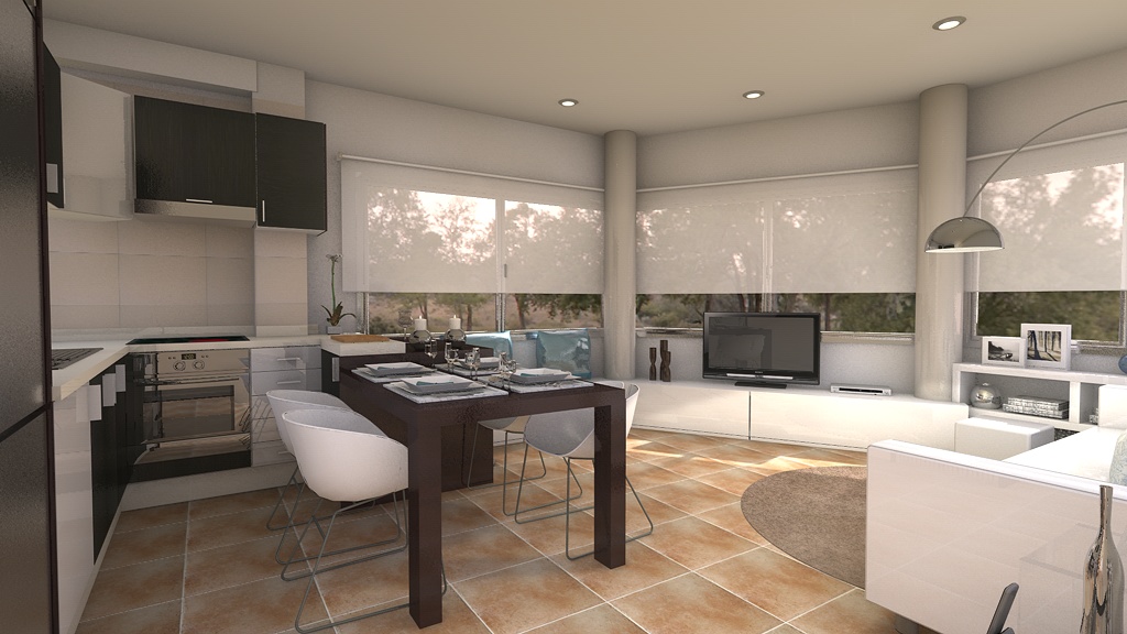 salon-cocina by --ona29--