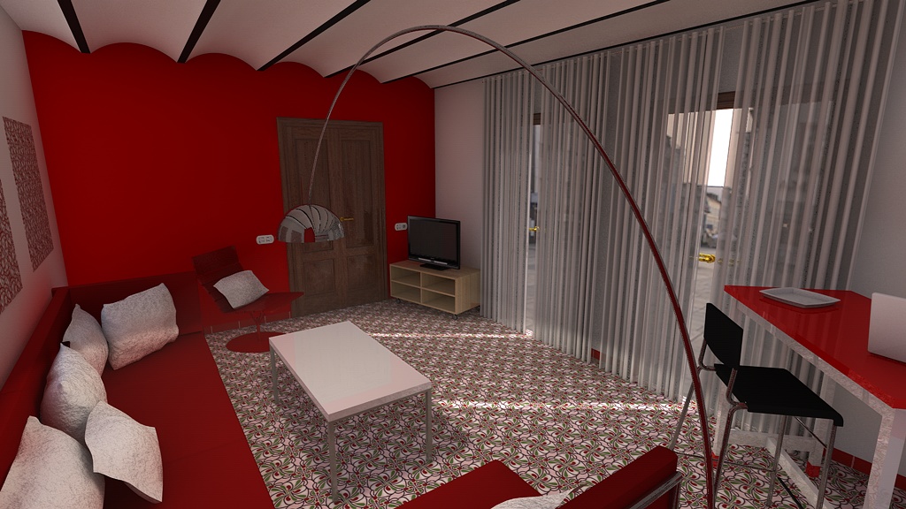 salón rojo