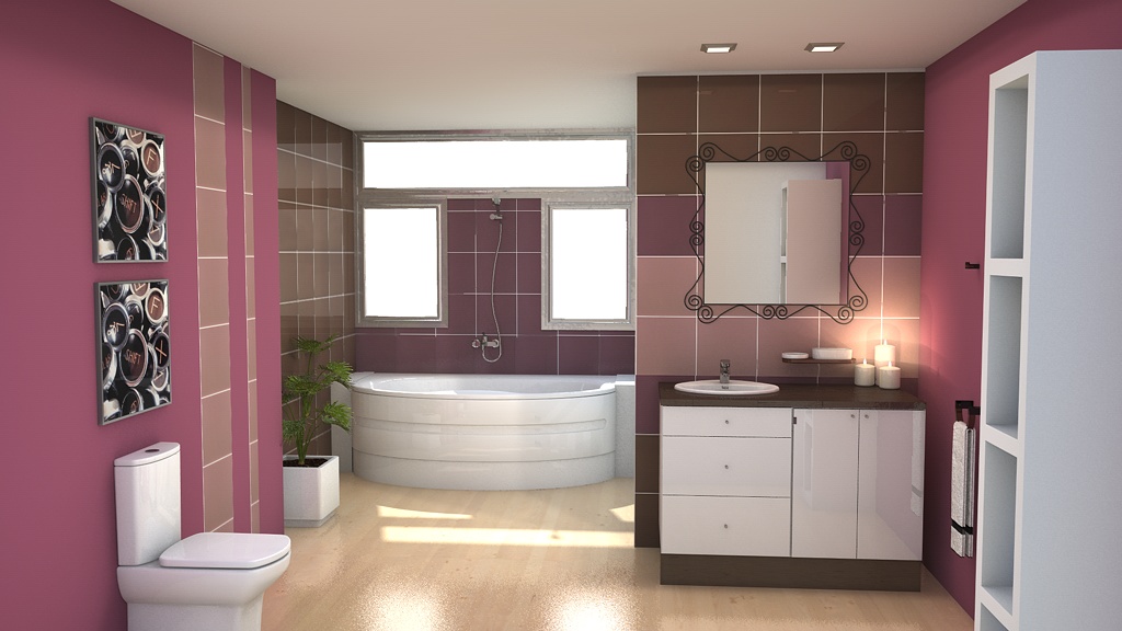 baño rosado by Cristina26c