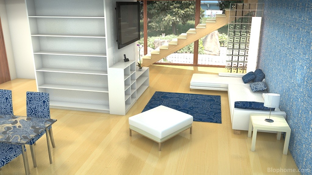 Salón Azul by Anónimo