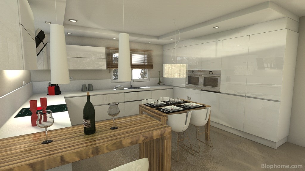 cocina en U - 1