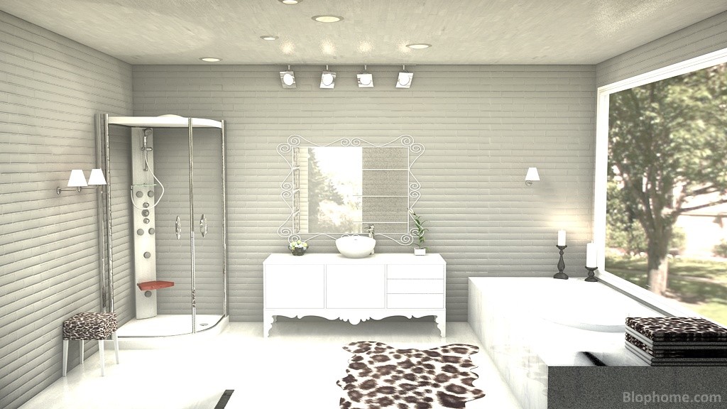 baño finca