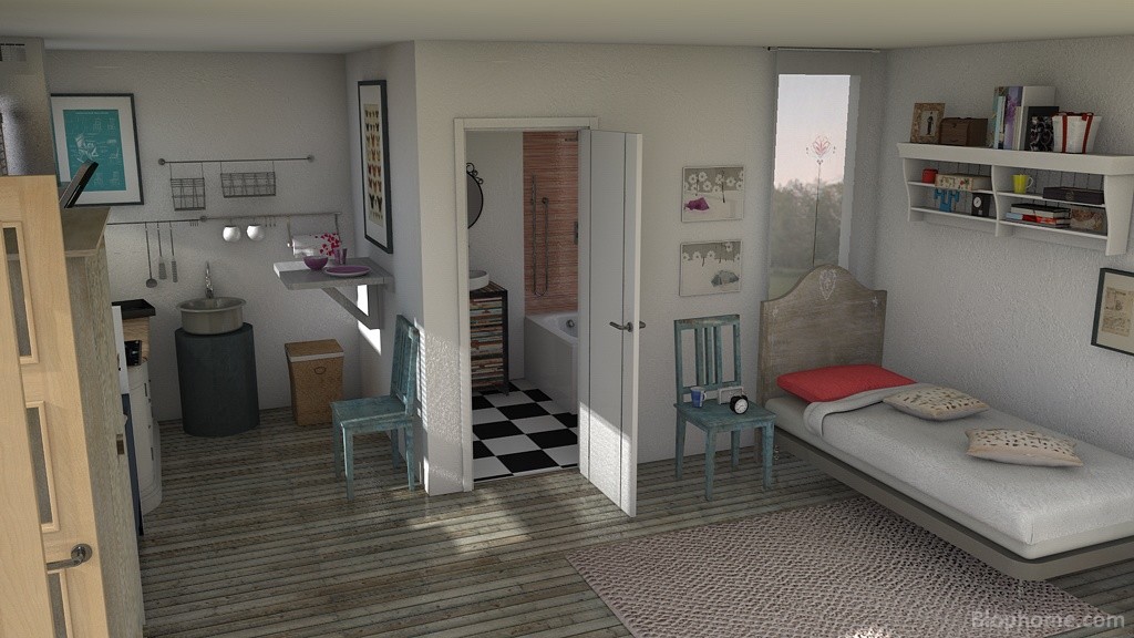 Proyecto decoración estudio, rios 2 by Catalina