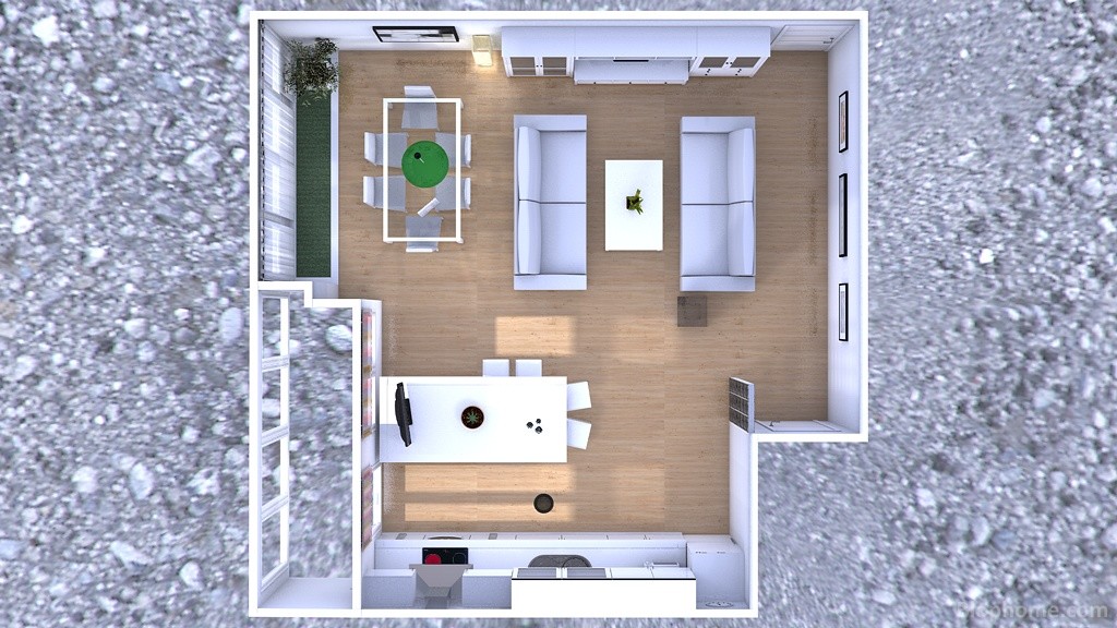 Salón Cocina - 3