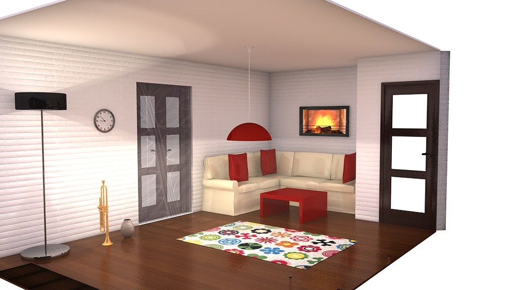 salon rojo by melyfre