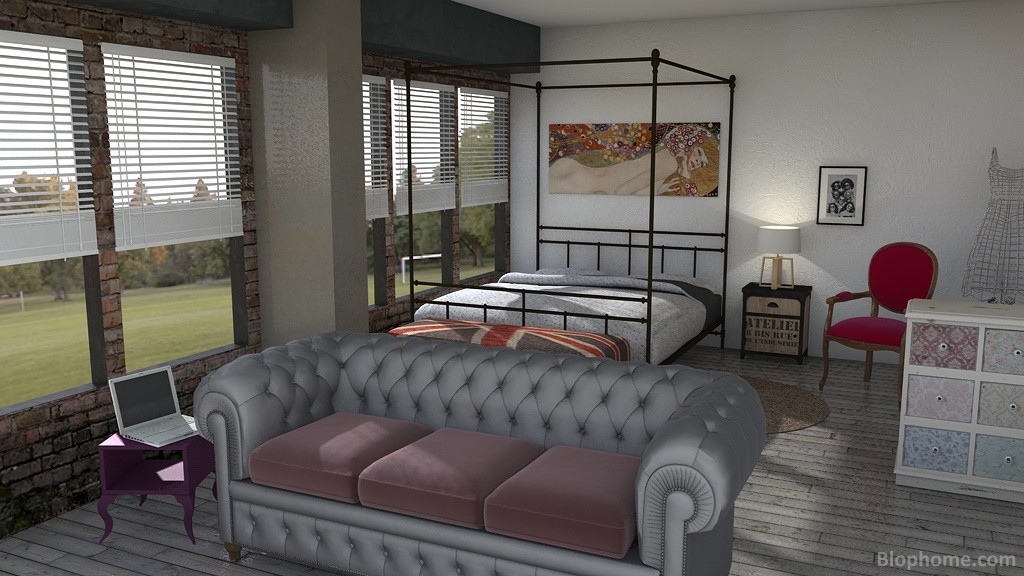 dormitorio-AB by Anónimo