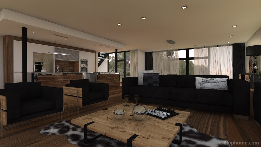 salon- cocina