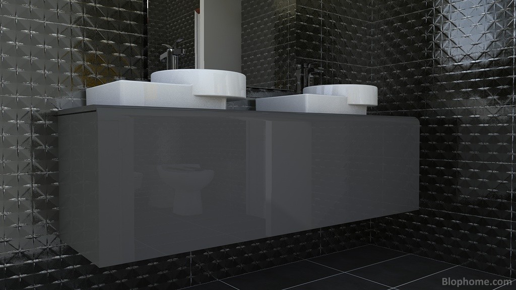 baño nuevo by Anónimo