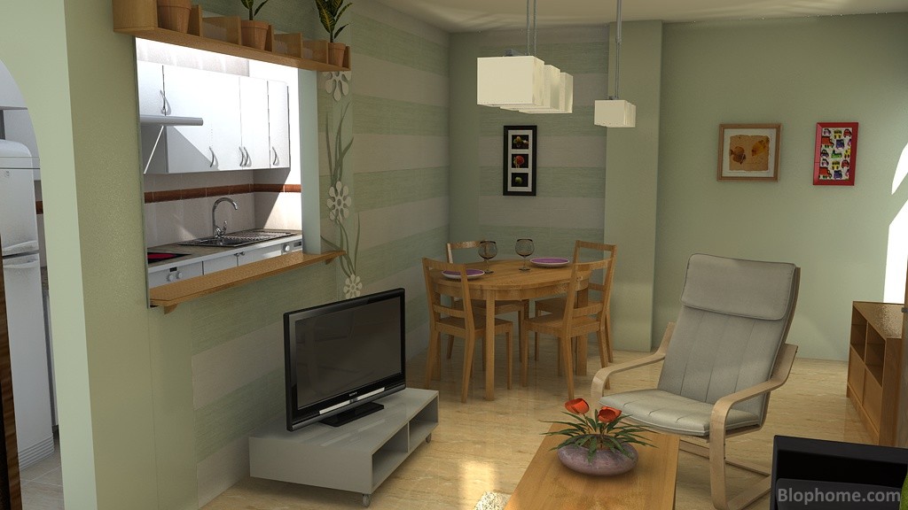 SALON Y COCINA - 2