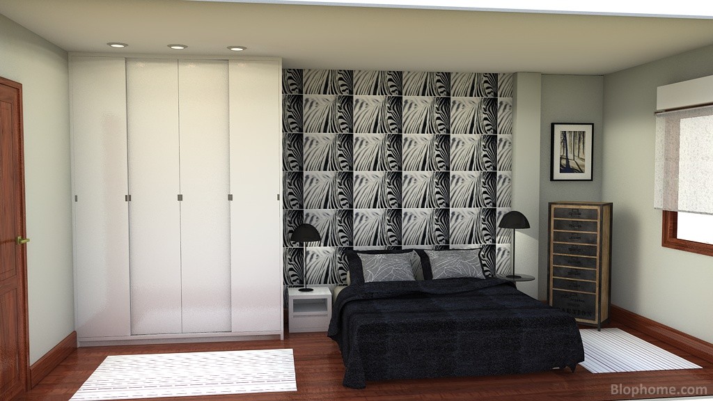 dormitorio en m